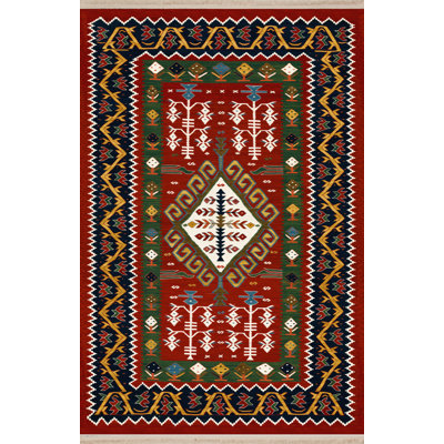 Rugayyah Performance Washable Moroccan Indoor / Outdoor Rug