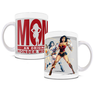 Wonder Woman  Mom  Officially Licensed Ceramic Mug  For Gifting And Collecting  Moms Grandmas Mothers Day