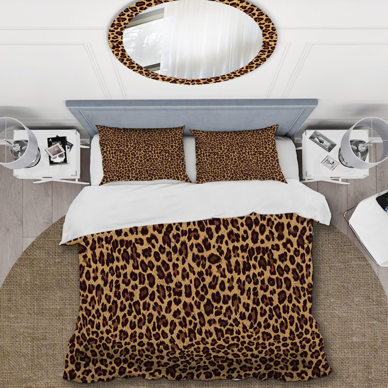 Leopard Fur II - Ensemble de housse de couette animaux - Microfibre de polyester, Animal Print 1