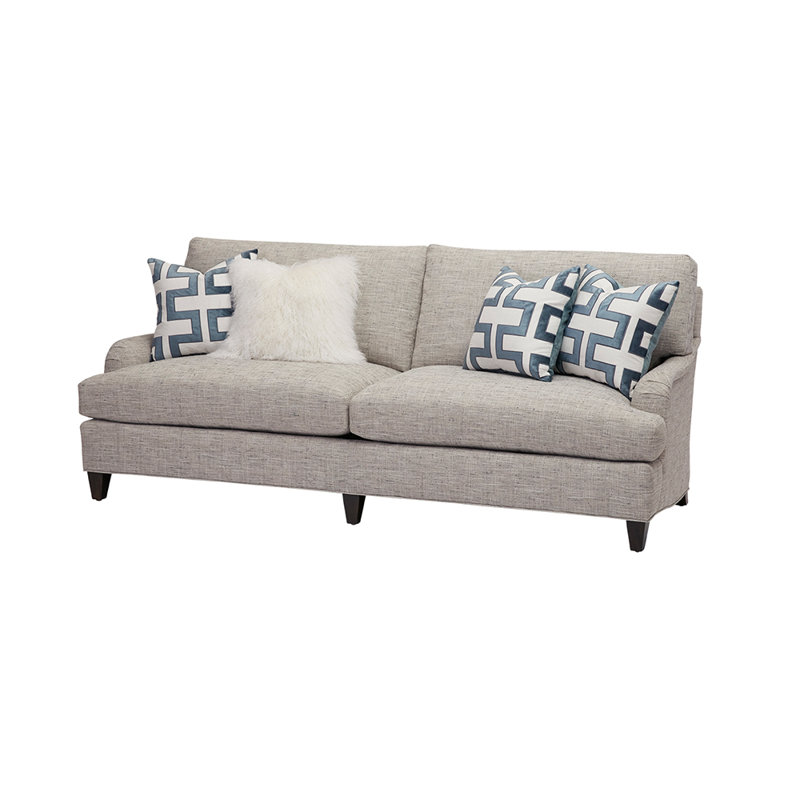 Emma Sofa, Fawn, Friendly Flax Polyester Blend