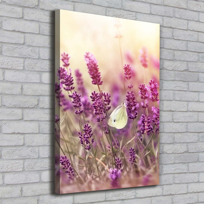 Lavender Flowers - Wrapped Canvas Print