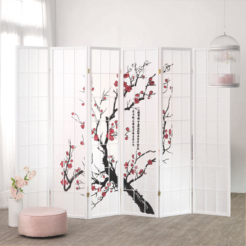 Madison Wood Room Divider, 6 panels