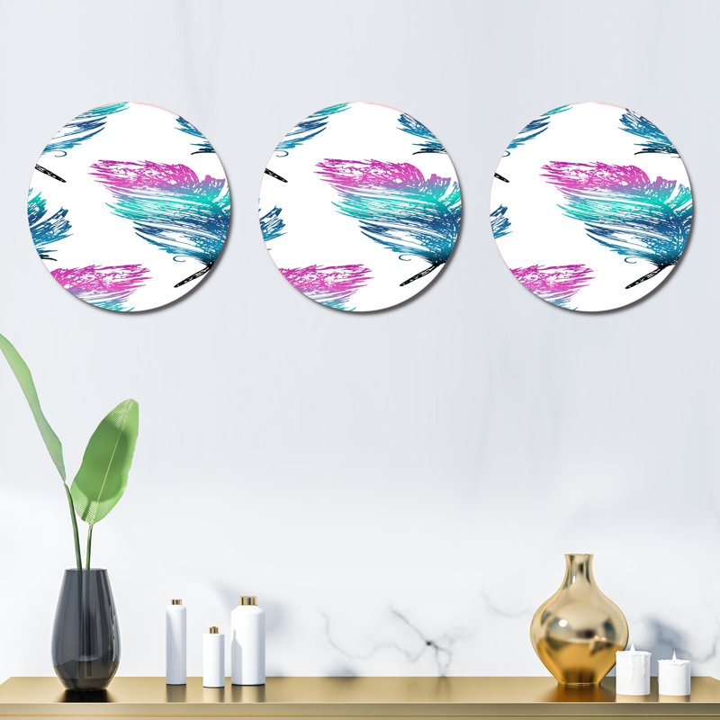 Ensemble de 3 décorations murales