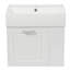 Meuble-lavabo de 21,8 po avec lavabo, armoire flottante murale, grand tiroir, tablette réglable, porte-papier hygiénique, système de fermeture en douceur-1966760872