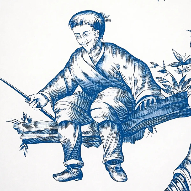 Papier peint Shengyou Toile, Bleu