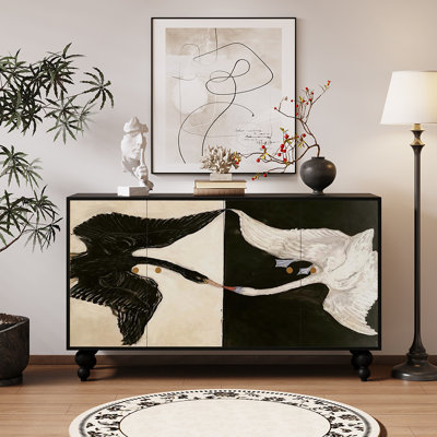 Buffet haut de gamme rétro et minimaliste