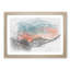 Sunrise over a Mountain in Abstract - Picture Frame Graphic Art Print-55724016-55724018