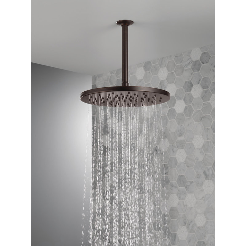 Rain Fixed Shower Head, Venetian Bronze