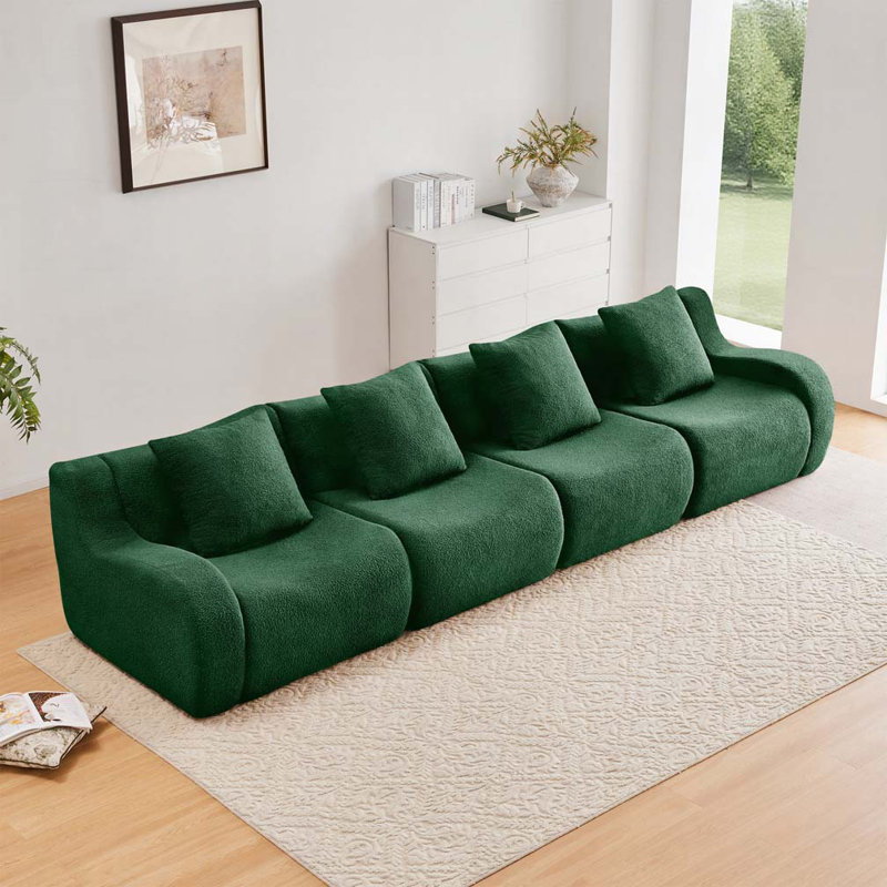 Canapé Teddy, Vert