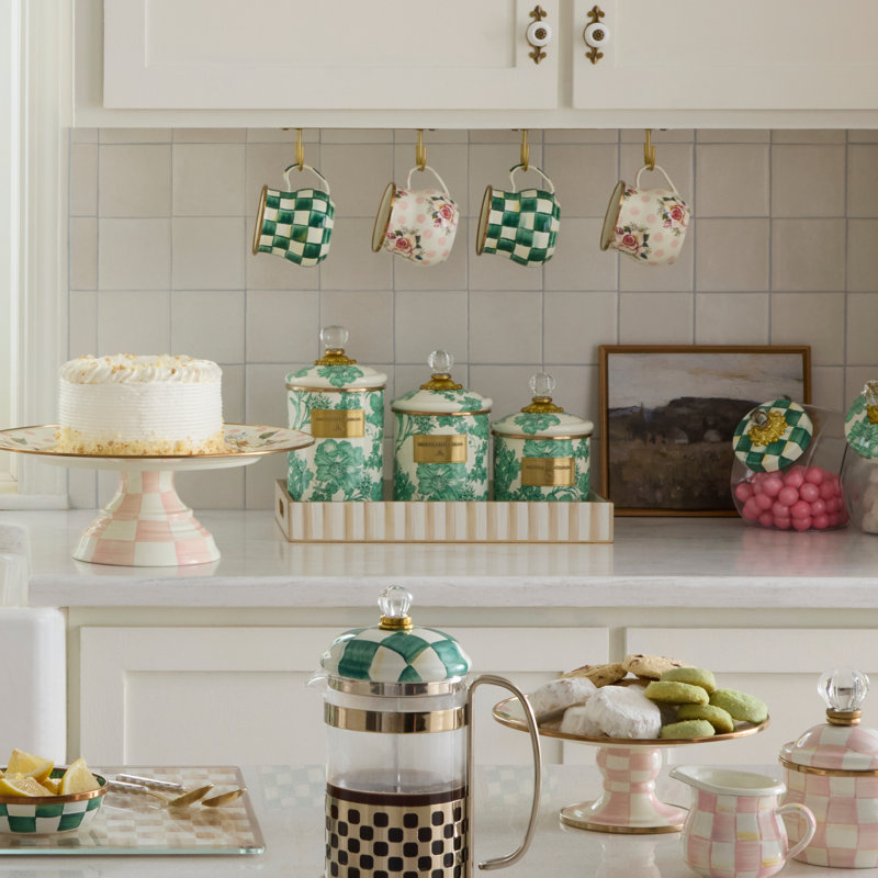 Emerald English Garden Canister