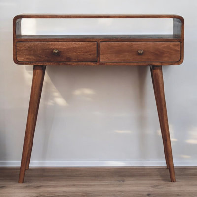 Desolina 35.43'' Solid Wood Console Table