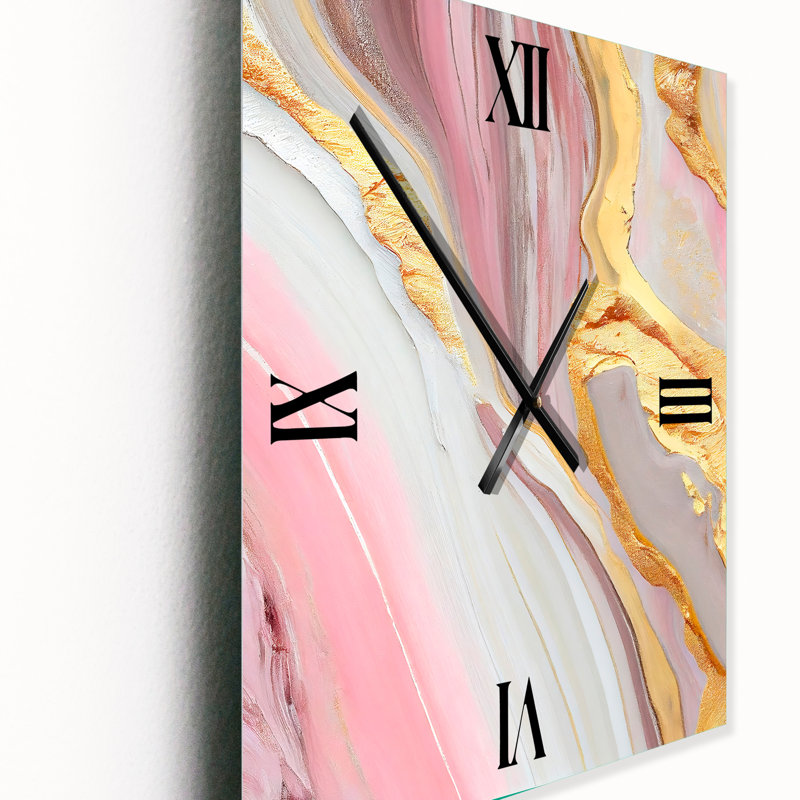 Inoke - Horloge murale moderne, H 28 po x l 12 po x P 1 po
