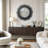 Sunburst Black Wall Mirror