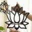 2 Pcs Lotus Buddha Floating Shelves For Wall Corner Floating Shelves For Crystals And Stone Display Bedroom Home Decor
