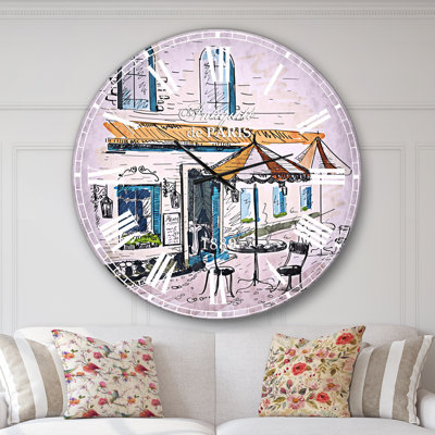 Horloge murale Street Caf?