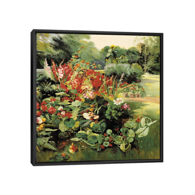 «Vue du Jardin» par Top Art Portfolio, impression sur toile