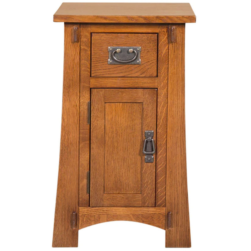Hettye 16'' W Solid Wood Nightstand, Michael's Cherry