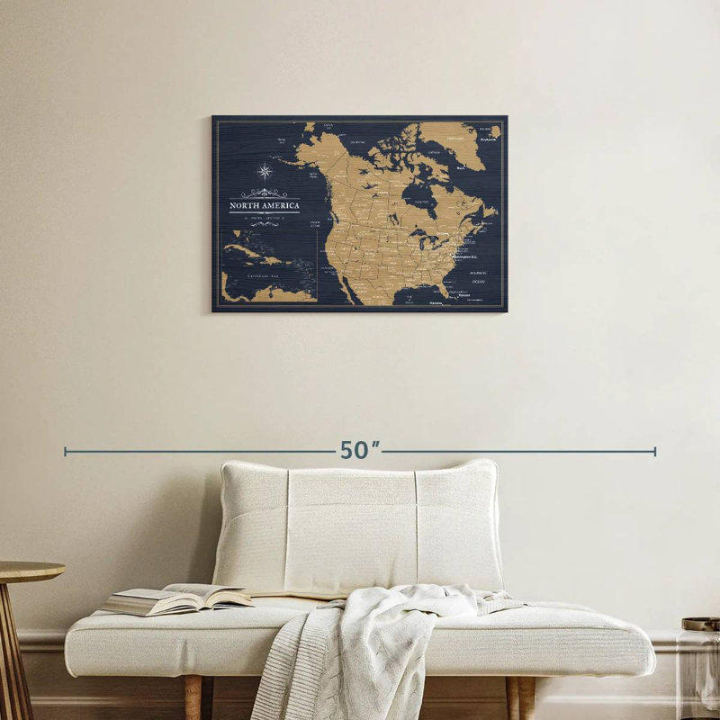 Continent Amrico, H 20 po x l 30 po