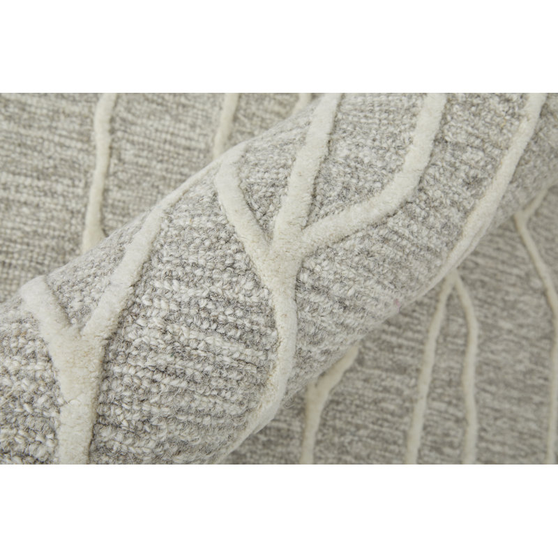 Tapis en laine Kellisha, Tapis de couloir 2 pi 6 po x 8 pi