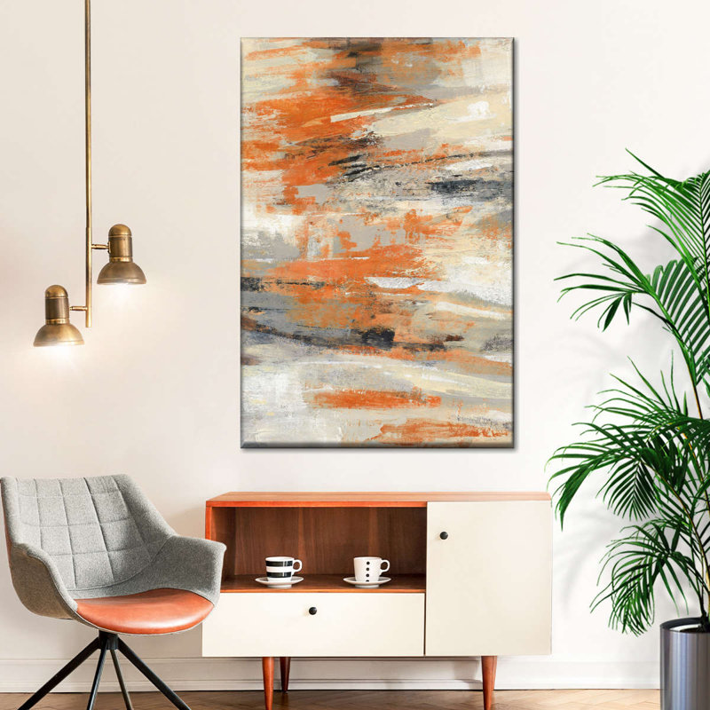 Golden Dust Orange II, reproduction sur toile, H 48 po x l 32 po x P 1,25 po