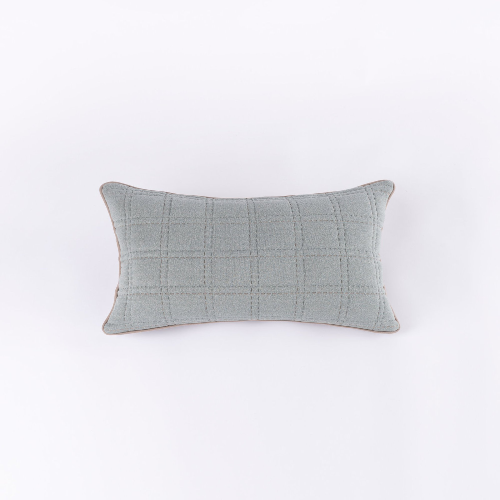 Gana Cotton Pillow Sham, King, Mineral