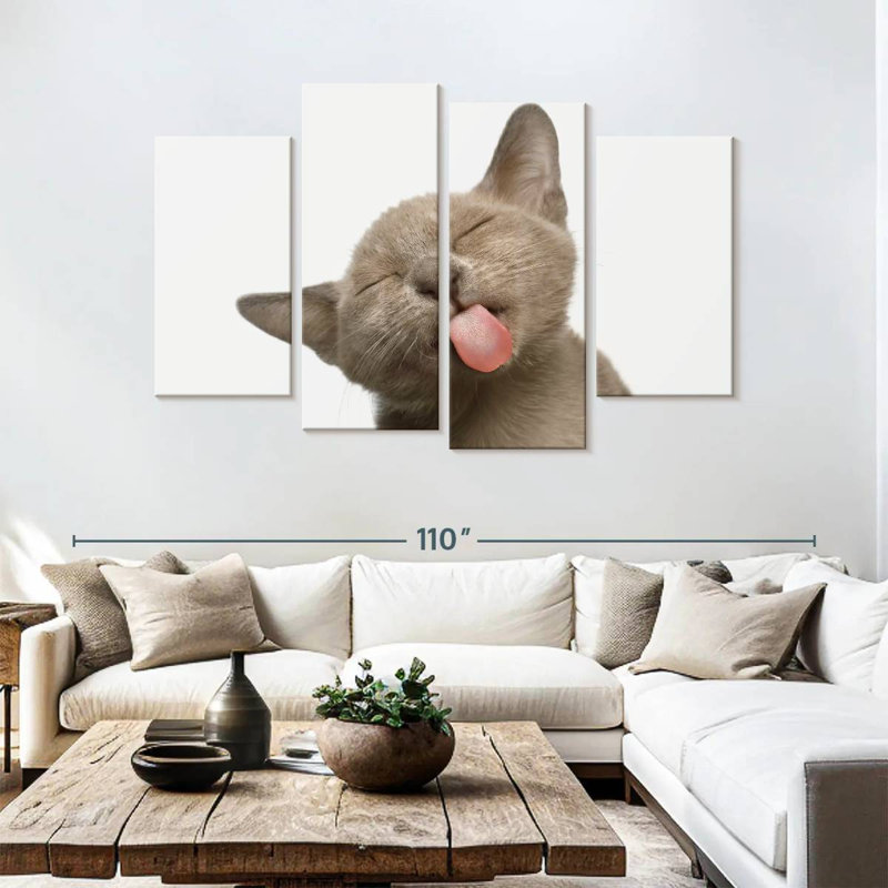 Brampt Cat's Tongue, 54'' H x 84'' W