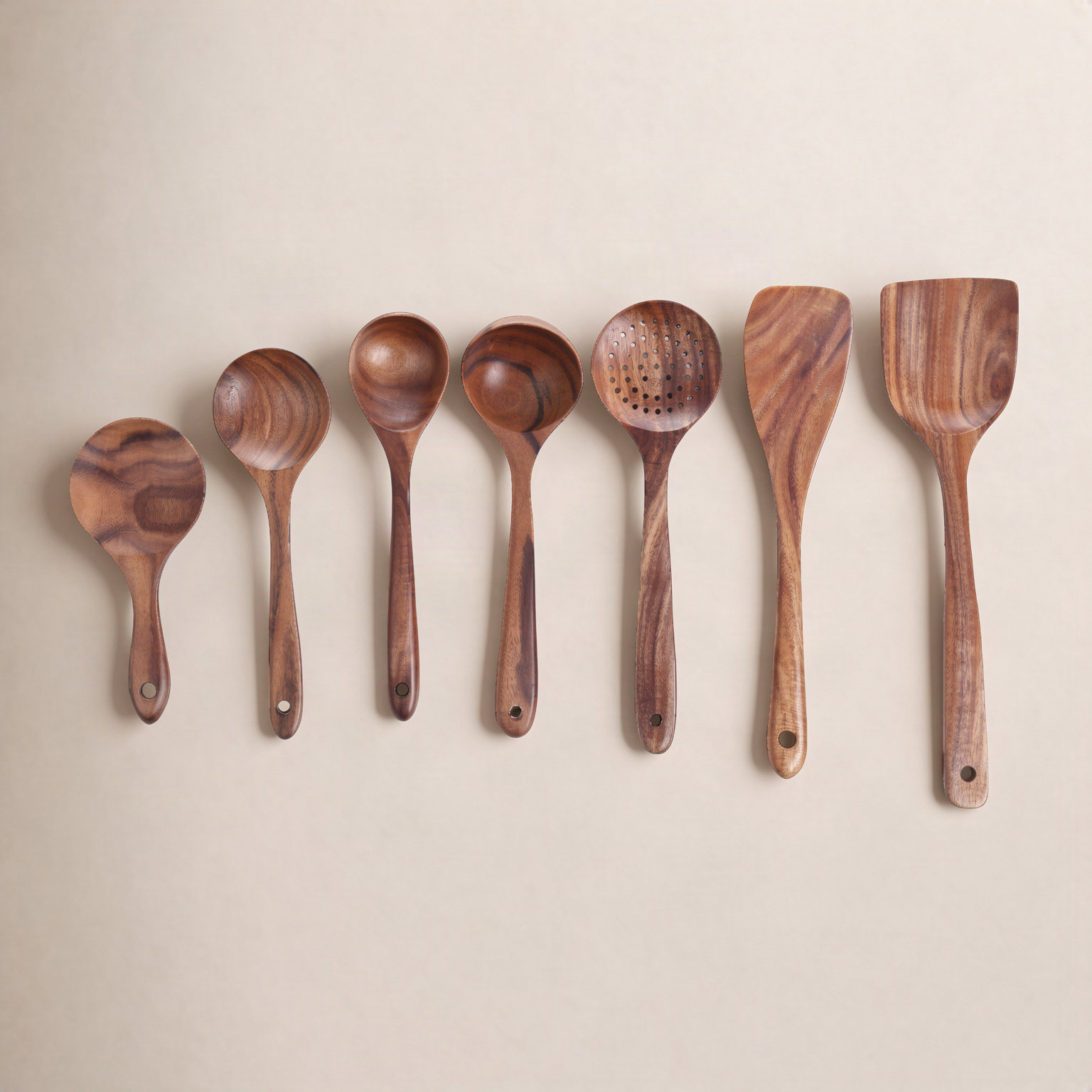 Rigby 7-Piece Wooden Utensil Set