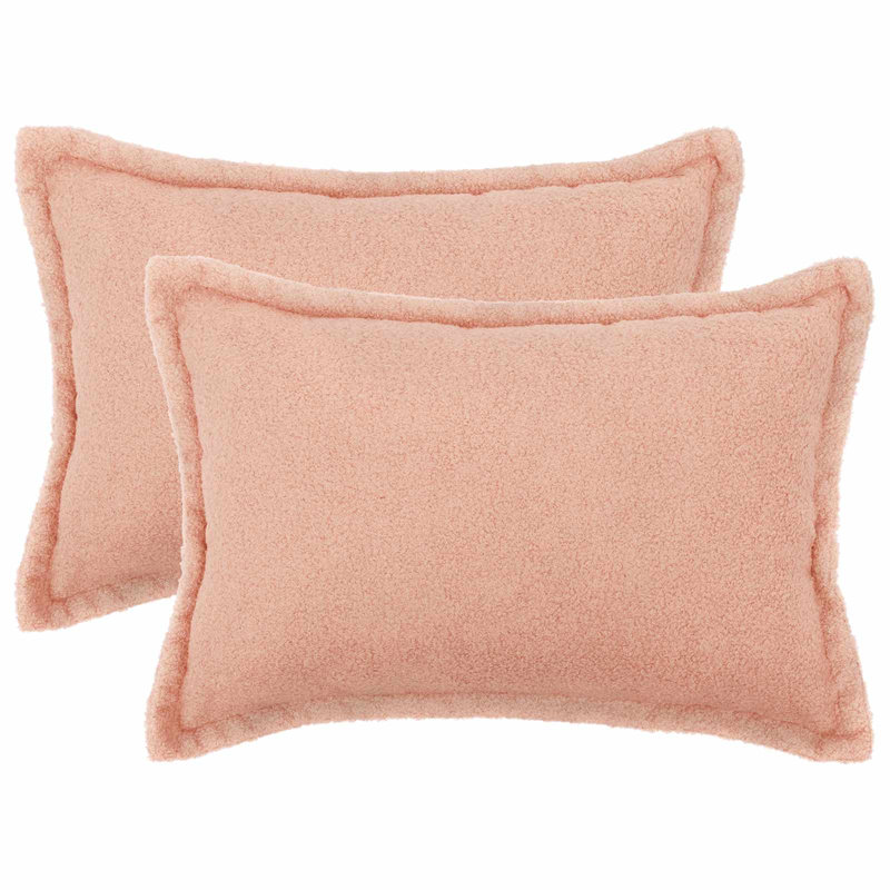 Black Cushion Cover, Rectangle 50cm H x 70cm W, Pink