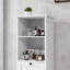 Armoire de trieur de linge inclinable à un compartiment et un tiroir