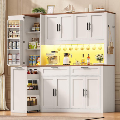 Armoire de rangement avec l 59 po x H 71 po