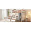 Wooden Bunk Bed With Drawers, Shelves And LED Light