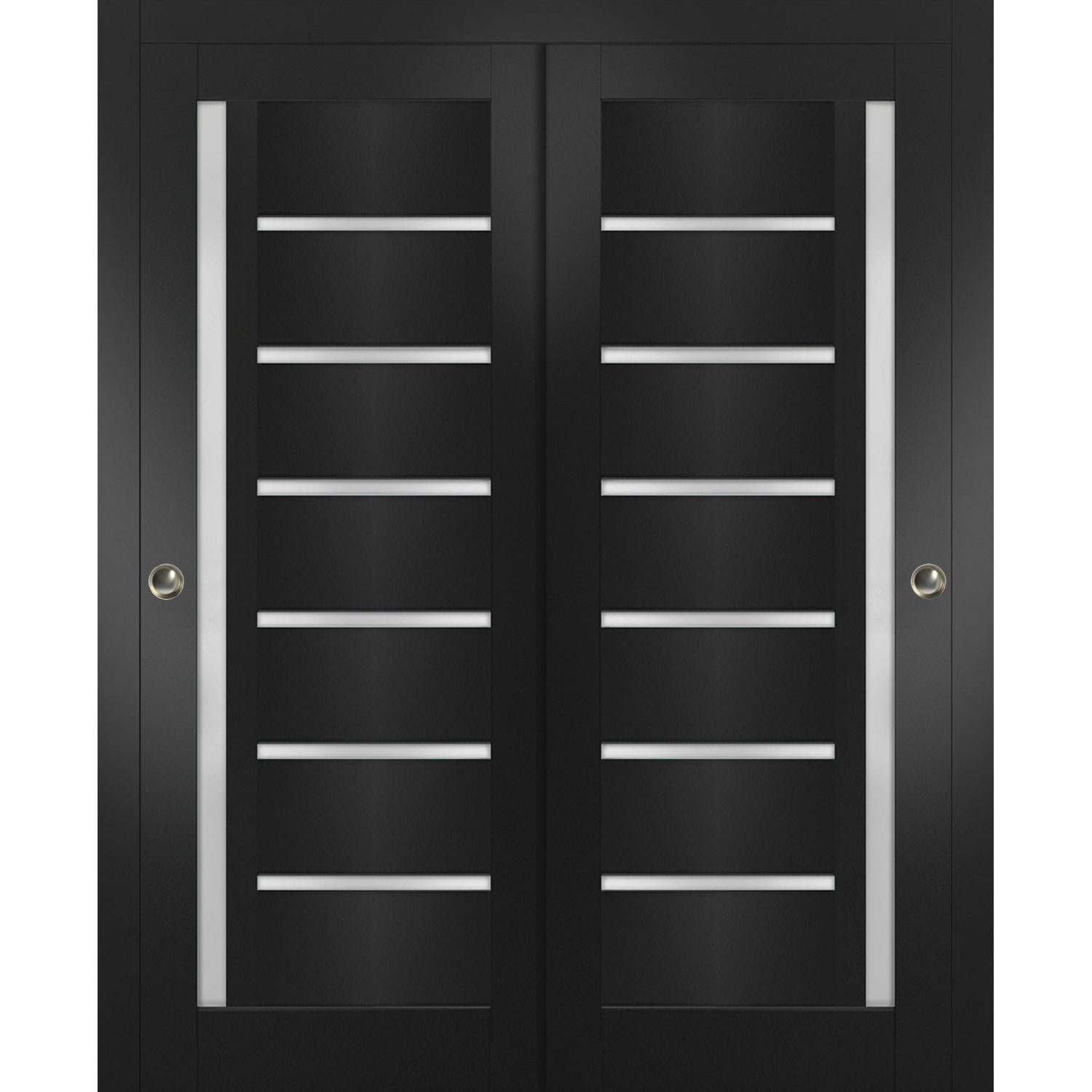 SARTODOORS Quadro Frosted Glass Sliding Closet Doors Wayfair