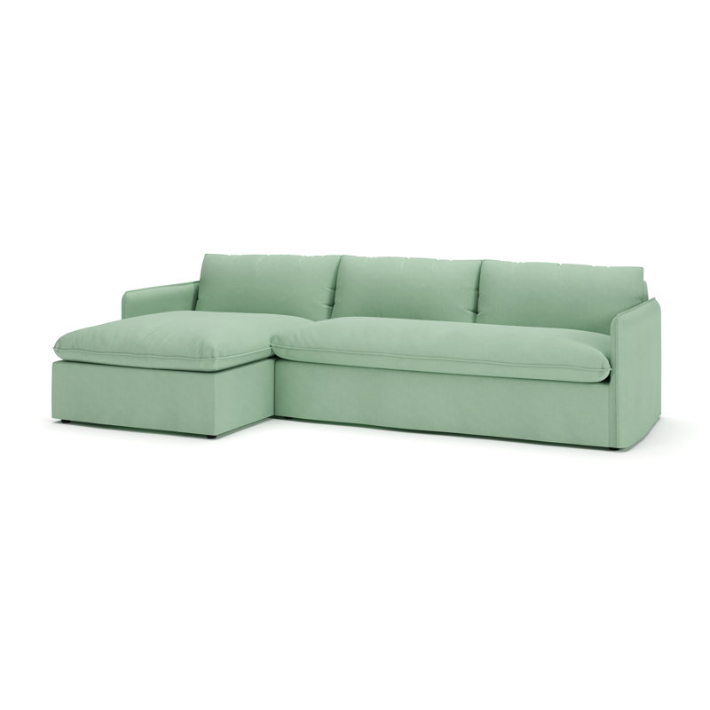 Canapé modulaire 2 pièces Bellatrix, Toile Spray Bayou, Orienté à gauche (vu de face)