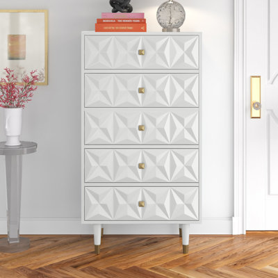 Bethli 28'' W 5 - Drawer Dresser