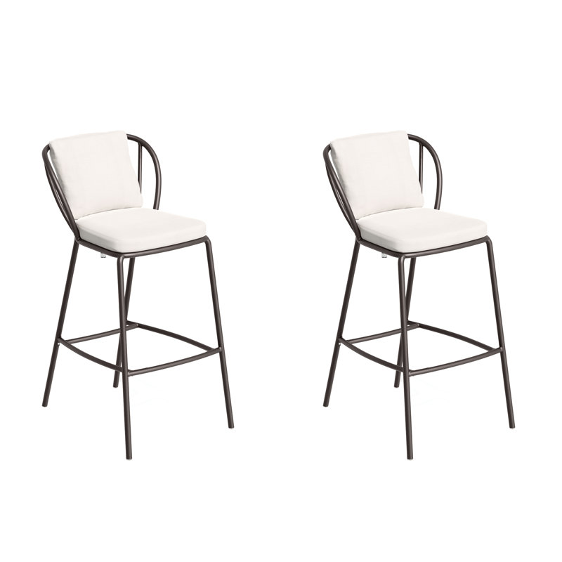 Tabouret 32,5 "avec coussin Malti, 2