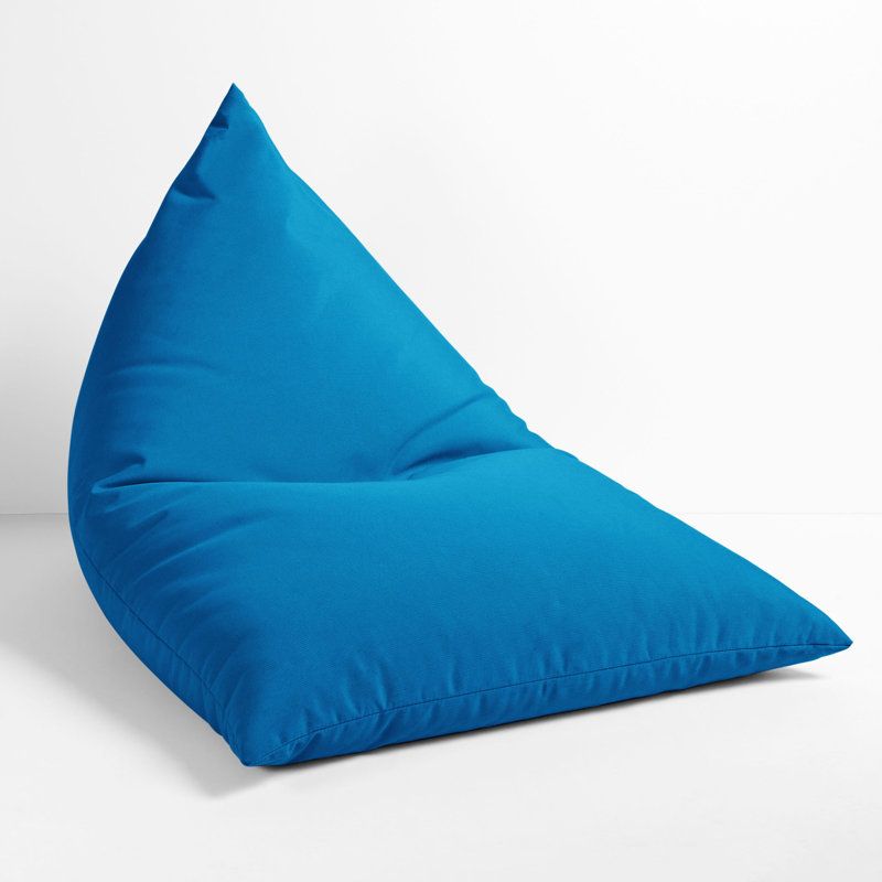 Sunbrella® Outdoor Friendly Bean Bag Lounger, Lime Blue 100% Acrylic