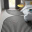 Tapis intérieur / extérieur gris anthracite / crème à tissage plat Alcedo-2026714371