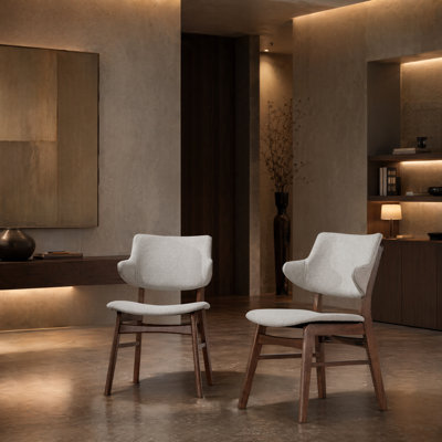 Upholstered Solid Wood Dining Chair