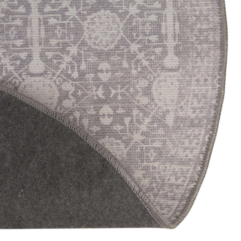 Baristo Chenille Indoor Rug, Round 7'6"