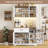 Nyanza 71"H Tall Kitchen Pantry with Power Outlet and Microwave Shelf-1035300371