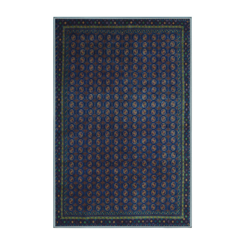Tapis abstrait moderne 5375, Rectangle 2 pi x 4 pi