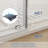 50-54 In. W X 74 In. H Single Sliding Frameless Anti-Collision System Shower Door With 1/4 In. Clear Glass-121564034