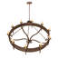 Rustic Lodge 10 - Light Chandelier