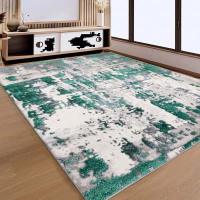 Arquilla Abstract Flatweave Area Rug