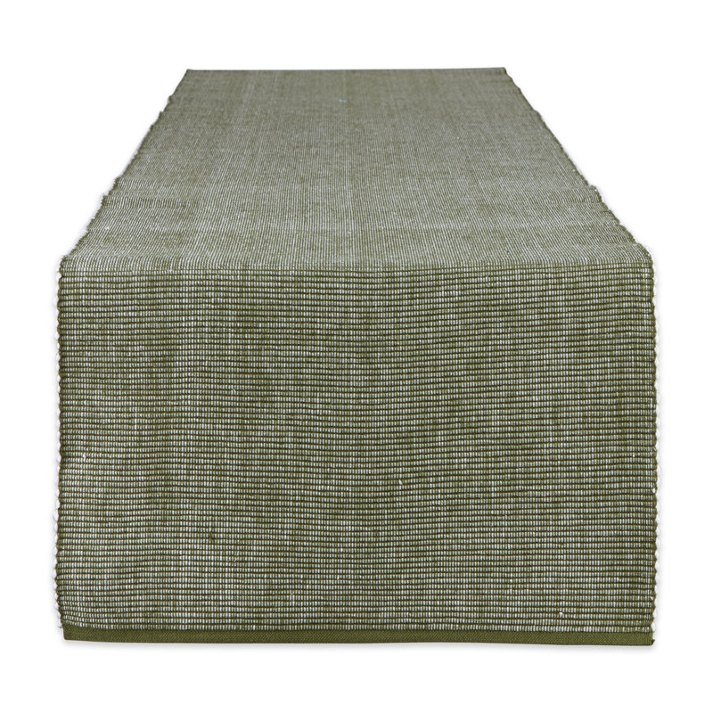 100% Cotton Table Runner, 108" x 13", Sage