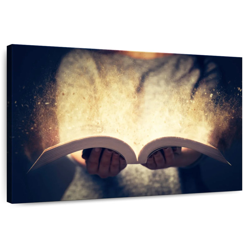 Kerner Reading The Holy Bible, 20" H x 30" W