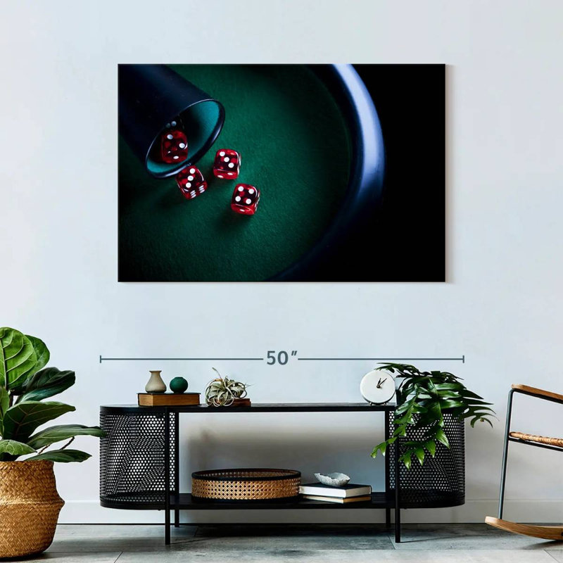 Senne Poker Dice, 30" H x 45" W