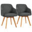 Swivel Linen Modern Upholstered Back Dining & Side Chair-332047148