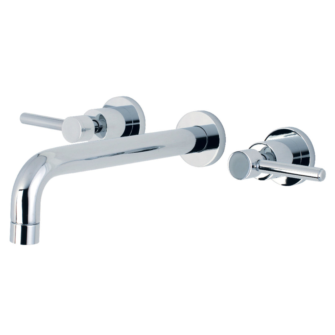 Kingston Brass Concord Two-Handle 3-Hole Wall Mount Roman Tub Faucet Kingston Brass 