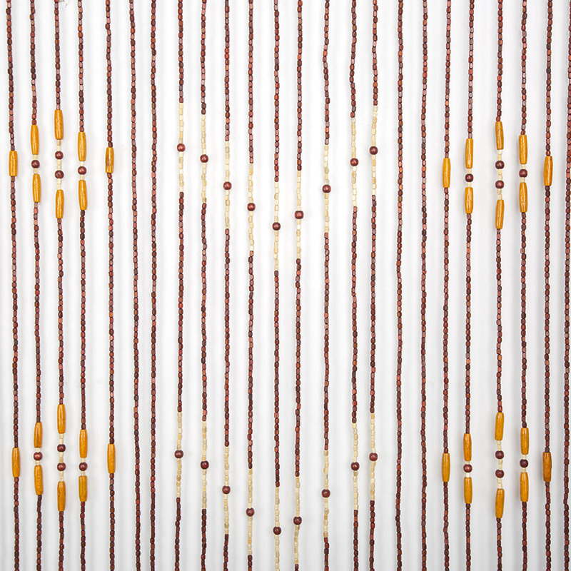 Faux Wood Door Curtain